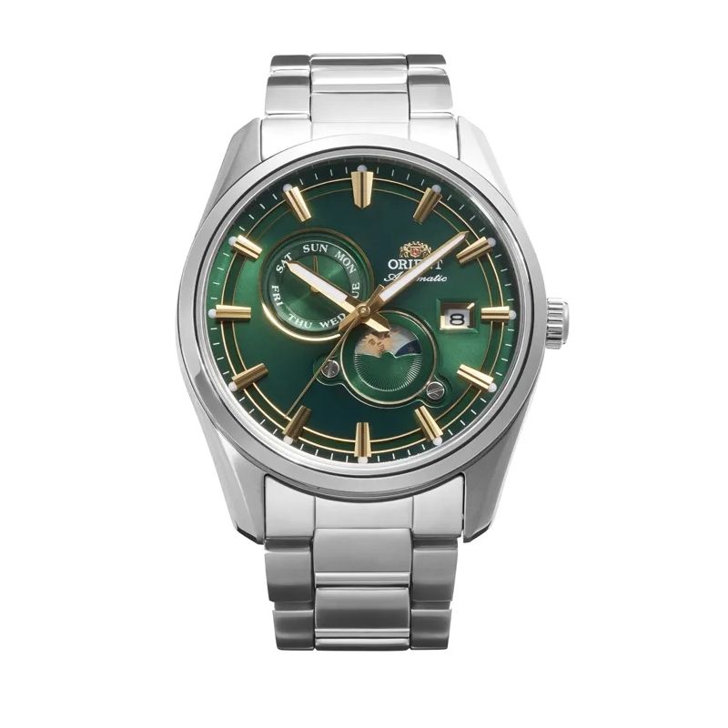 Zegarek automatyczny męski Orient Stretto Sun & Moon RA-AK0314E30B Zegarek automatyczny męski Orient Stretto Sun & Moon RA-AK0314E30B