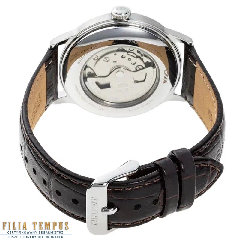 klasyczny męski Zegarek Orient BAMBINO Automatic II RA-AK0701S10B na pasku