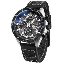 sportowy męski Zegarek Vostok Europe Chrono Ceres Asteroid Special Edition 6S10-320E693 na pasku