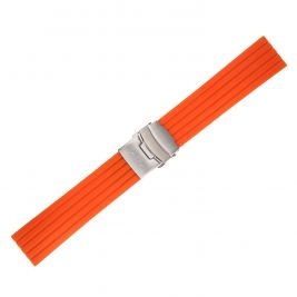 Pasek Vostok Europe Silikon VE - 22 mm pomarańczowy