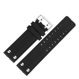 Pasek Vostok Europe Expedition - Skóra (A500) czarny błyszcząca kl. - Paski i bransolety VOSTOK