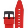 Pasek Vostok Europe Lunokhod - Silikon (4208) czerwony z czarną kl. - Paski i bransolety VOSTOK