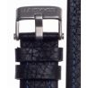 Pasek Vostok Europe Lunokhod - Skóra (5213) czarny z niebieskim p. matowa kl. - Paski i bransolety VOSTOK