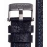 Pasek Vostok Europe Lunokhod - Skóra (5213) czarny z niebieskim p. matowa kl. - Paski i bransolety VOSTOK
