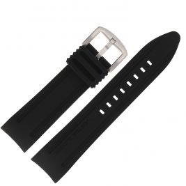 Pasek Vostok Europe Anchar - Silikon (5143) czarny z matową kl. - Paski i bransolety VOSTOK