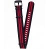 Pasek Vostok Europe Almaz - Nylon (C260) czarny z czerwonym śr. czarna kl. - Paski i bransolety VOSTOK