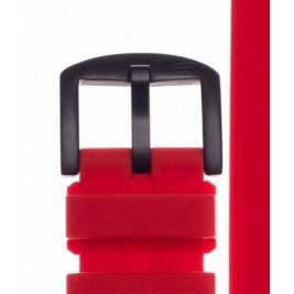 Pasek Vostok Europe Almaz - Silikon (C260) czerwony czarna kl. - Paski i bransolety VOSTOK