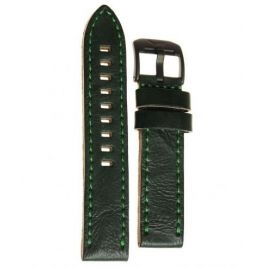 Pasek Vostok Europe Almaz - Skóra (C261) zielony z zielonym p. czarna kl. - Paski i bransolety VOSTOK