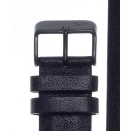 Pasek Vostok Europe Gaz-14 - Skóra 565 4140 czarny gładki z czarną kl.