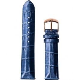 Pasek Vostok Europe Undine - Skóra (B527) niebieski croco różowa kl. - Paski i bransolety VOSTOK