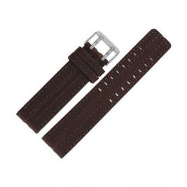 Pasek Vostok Europe Expedition - Skóra (A555) ciemny brąz matowa kl. - Paski i bransolety VOSTOK