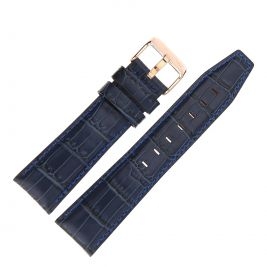 Pasek Vostok Europe Gaz-14 - Skóra 565 (B596) niebieski croco różowa kl. - Paski i bransolety VOSTOK