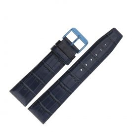 Pasek Vostok Europe Gaz-14 - Skóra 560 (D603) niebieski croco niebieska kl. - Paski i bransolety VOSTOK
