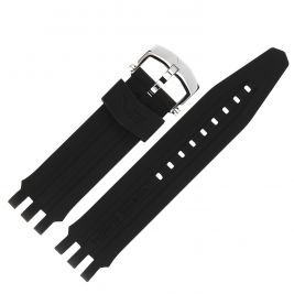 Pasek Vostok Europe Energia 3 - Silikon (A538) czarny błyszcząca kl. - Paski i bransolety VOSTOK