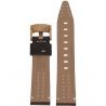 Pasek Vostok Europe Rocket N1 - Skóra (O565) brązowy z białym p. brązowa kl. - Paski i bransolety VOSTOK