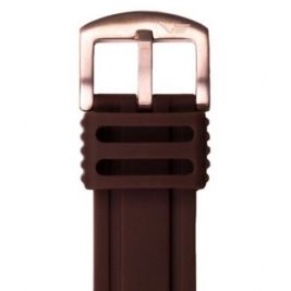 Pasek Vostok Europe Anchar - Silikon (O585) brązowy z różowa kl. - Paski i bransolety VOSTOK