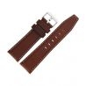 Pasek Vostok Europe Gaz-14 - Skóra 565 (E593) brązowy gładki z białym p. błyszcząca kl. - Paski i bransolety VOSTOK