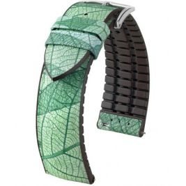 Pasek HIRSCH LEAF L 0921046040-2-20 skóra ekologiczna i kauczuk 20 mm - Paski HIRSCH