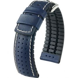 Pasek HIRSCH Tiger L 0915075080-2-22 skórzano kauczukowy 22 mm - Paski HIRSCH