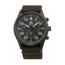lotniczy męski Zegarek Orient Sport Chronograph Pilot RA-KV0501E10B na pasku