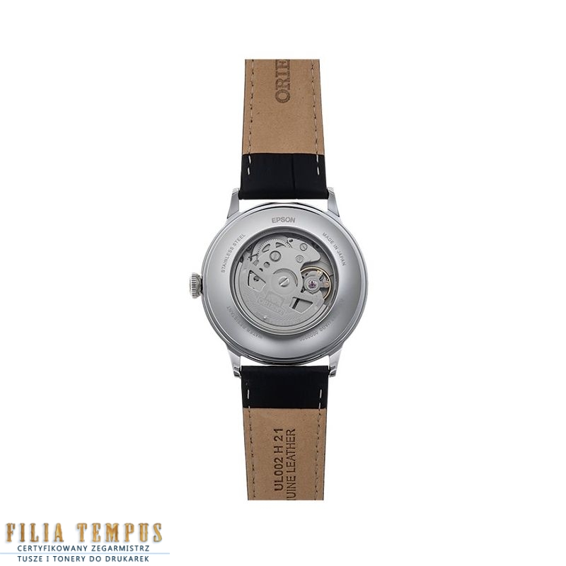 klasyczny męski Zegarek Orient BAMBINO Automatic II RA-AK0701S10B na pasku