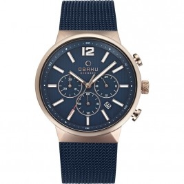 klasyczny męski Zegarek Obaku Denmark V180GCVLML - Zegarki Obaku