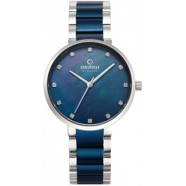 klasyczny damski Zegarek Obaku Denmark V189LXCLSL1 na bransolecie