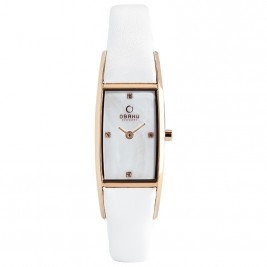 klasyczny damski Zegarek Obaku Denmark V150LVWRW na pasku