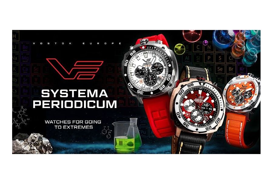 Zegarki Vostok Europe Systema Periodicum już w naszym sklepie