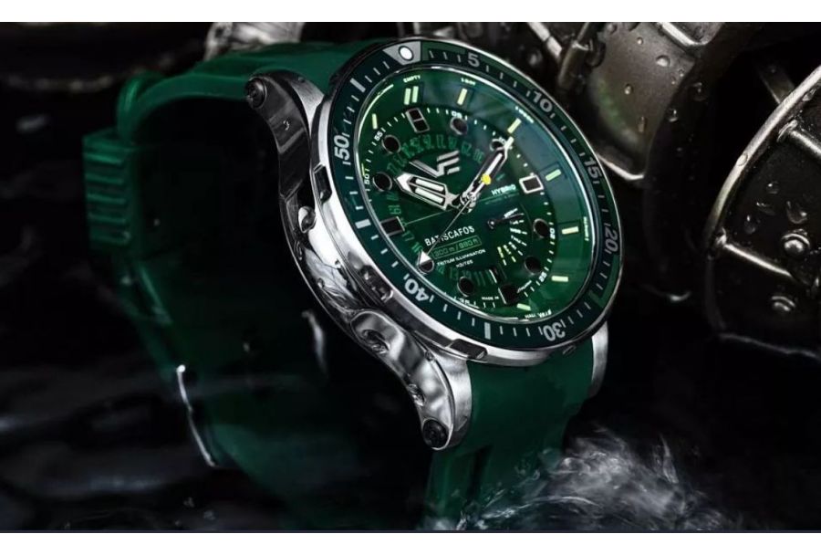 Zegarek hybrydowy do nurkowania Vostok Europe Batiscafos Hybrid PX84