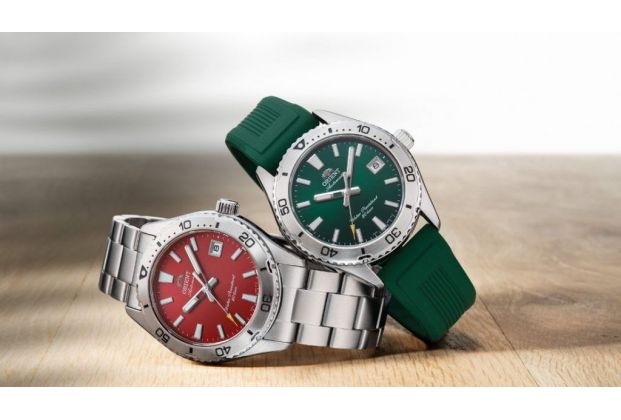 Zegarki Orient Mako 40 Diver unisex – modele Red i Green 75th Anniversary 2025