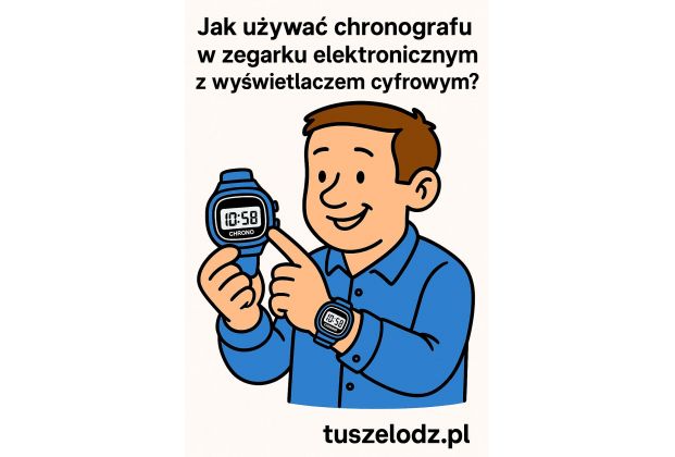 Dowiedz się, jak krok po kroku ustawić chronograf w zegarku elektronicznym