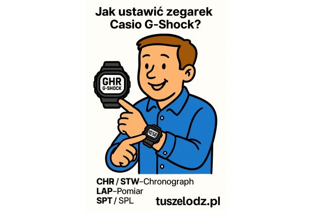 Dowiedz się, jak krok po kroku jak ustawić zegarek Casio G-Shock