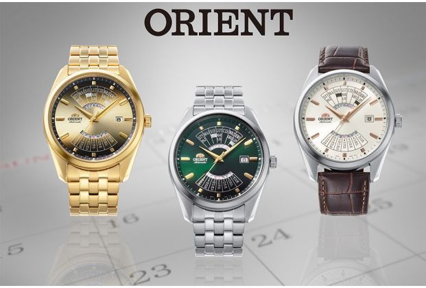Zegarek klasyczny męski Orient MULTI-YEAR CALENDAR Patelnia polska edycja