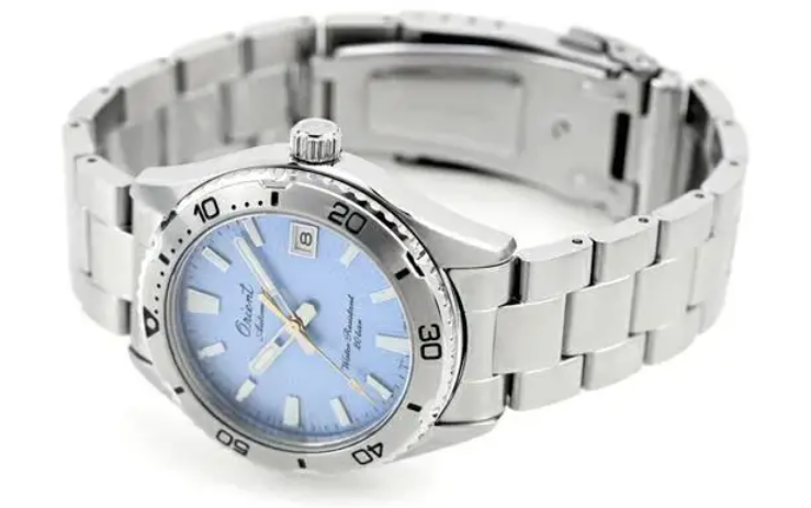 Nurkowy zegarek unisex na bransolecie Orient Mako 40 Automatic 75th Anniversary Ice Blue